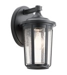 Quintiesse Średnia latarnia naścienna Fairfield - 1 źródło światła - Czarna IP44 Elstead Lighting QN-FAIRFIELD-M-BK