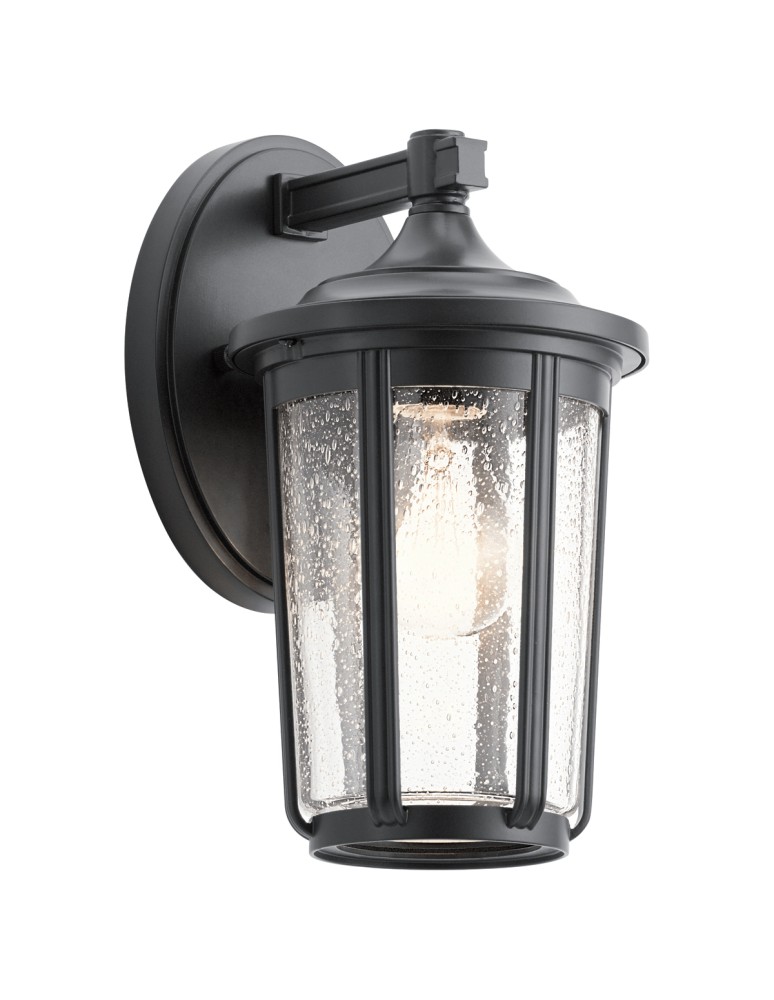 Outdoor wall lamps - Quintiesse Medium Fairfield wall lantern - 1 light source - Black IP44 Elstead Lighting QN-FAIRFIELD-M-BK - product kolory-swiatla.pl 1
