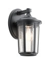 Quintiesse Średnia latarnia naścienna Fairfield - 1 źródło światła - Czarna IP44 Elstead Lighting QN-FAIRFIELD-M-BK