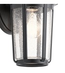 Quintiesse Średnia latarnia naścienna Fairfield - 1 źródło światła - Czarna IP44 Elstead Lighting QN-FAIRFIELD-M-BK