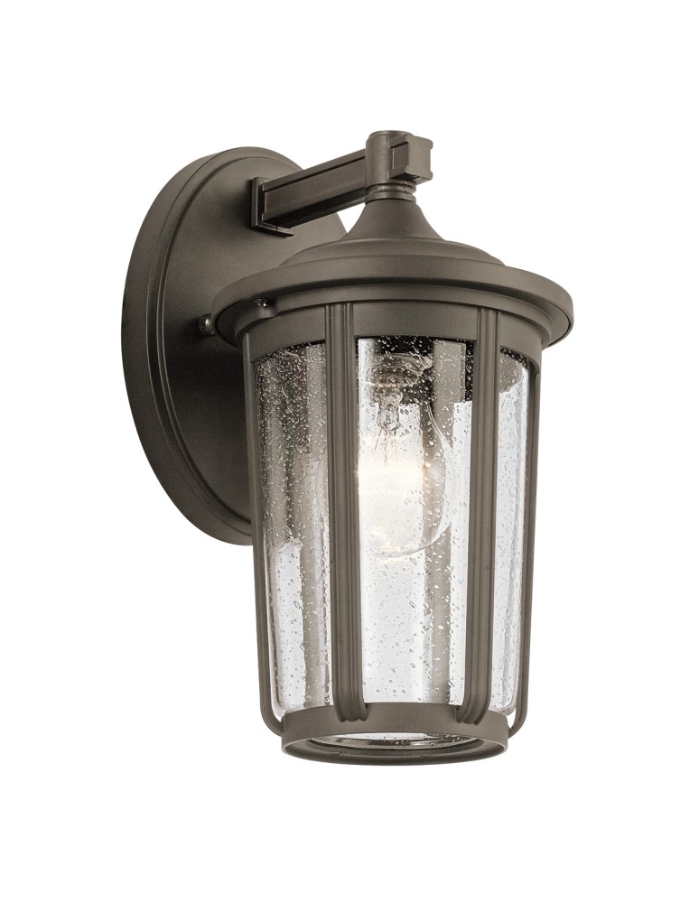 Quintiesse Średnia latarnia naścienna Fairfield - 1 źródło światła - Stary brąz IP44 Elstead Lighting QN-FAIRFIELD-M-OZ