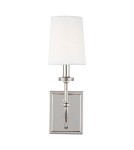 Bathroom wall lamps - Quintiesse Felixstowe wall lamp - 1 light source - White lampshade IP44 Elstead Lighting QN-FELIXSTOWE1 - product 4