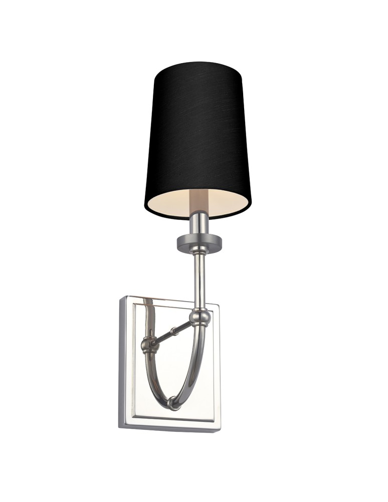 Bathroom wall lamps - Quintiesse Felixstowe wall lamp - 1 light source - Black lampshade IP44 Elstead Lighting QN-FELIXSTOWE1-A - product kolory-swiatla.pl 1