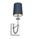 Quintiesse Kinkiet Felixstowe - 1 źródło światła - Niebieski abażur IP44 Elstead Lighting QN-FELIXSTOWE1-B