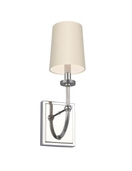 Quintiesse Felixstowe wall lamp - 1 light source - Cream lampshade IP44 Elstead Lighting QN-FELIXSTOWE1-C