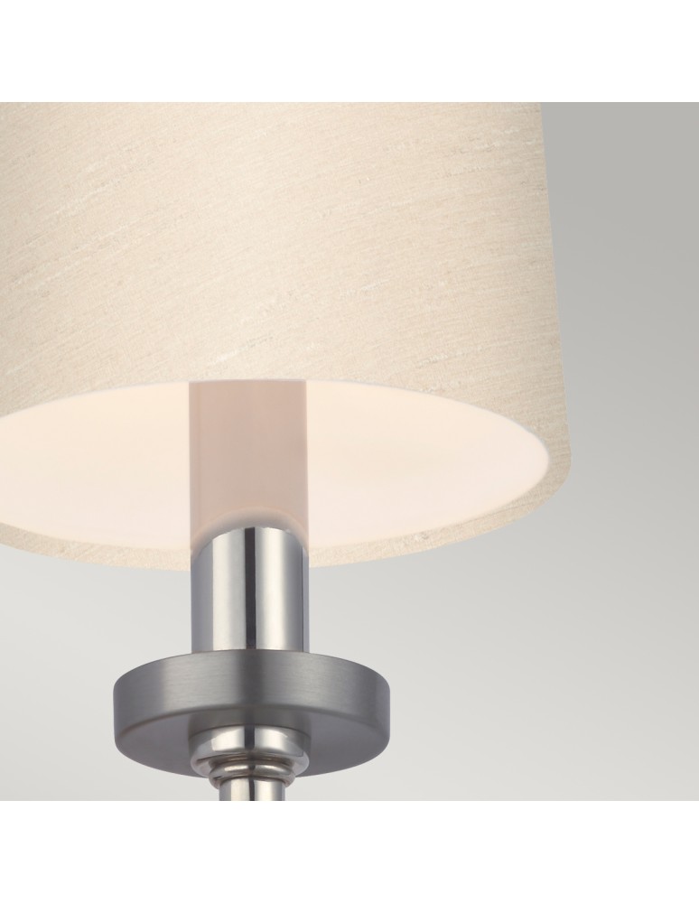 Bathroom wall lamps - Quintiesse Felixstowe wall lamp - 1 light source - Cream lampshade IP44 Elstead Lighting QN-FELIXSTOWE1-C - product kolory-swiatla.pl 2