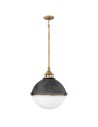 Quintiesse Fletcher pendant lamp - 3 light sources Elstead Lighting QN-FLETCHER-P-L-AZ