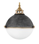 Industrial pendant lamps - Quintiesse Fletcher pendant lamp - 3 light sources Elstead Lighting QN-FLETCHER-P-L-AZ - product 2