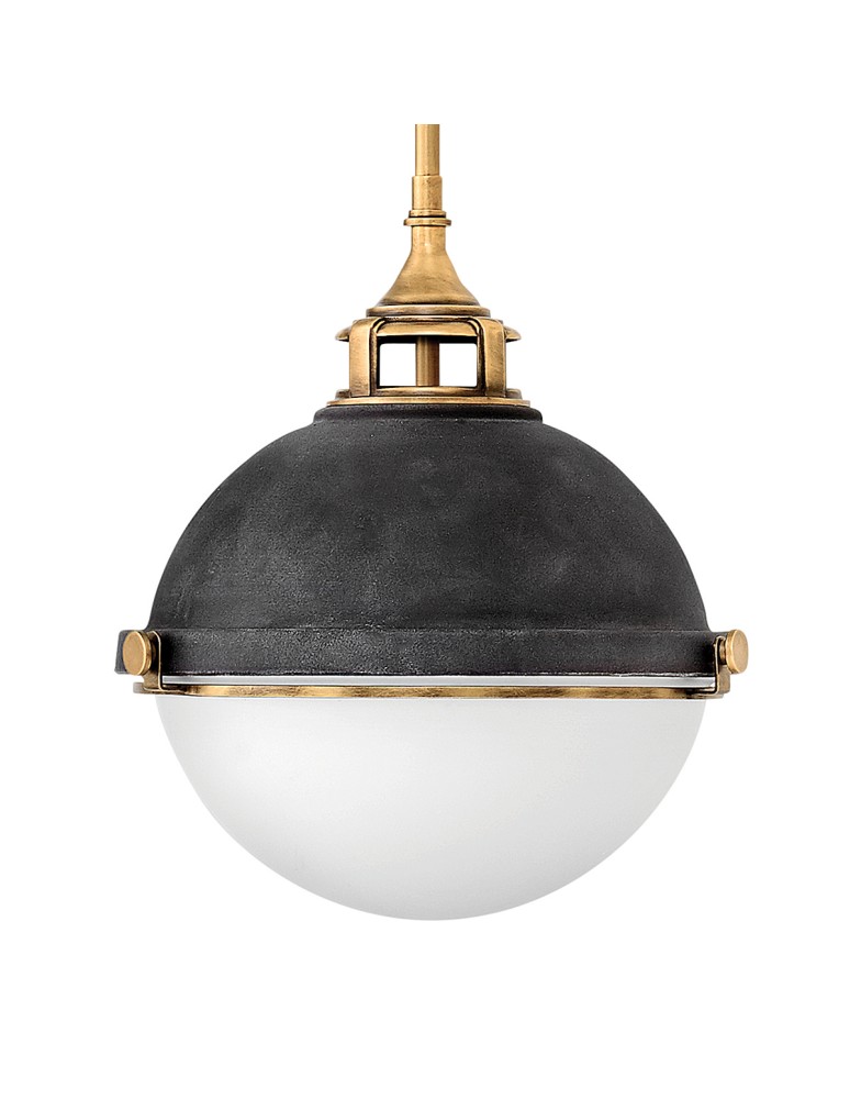 Industrial pendant lamps - Quintiesse Fletcher pendant lamp - 2 light sources Elstead Lighting QN-FLETCHER-P-M-AZ - product kolory-swiatla.pl 2