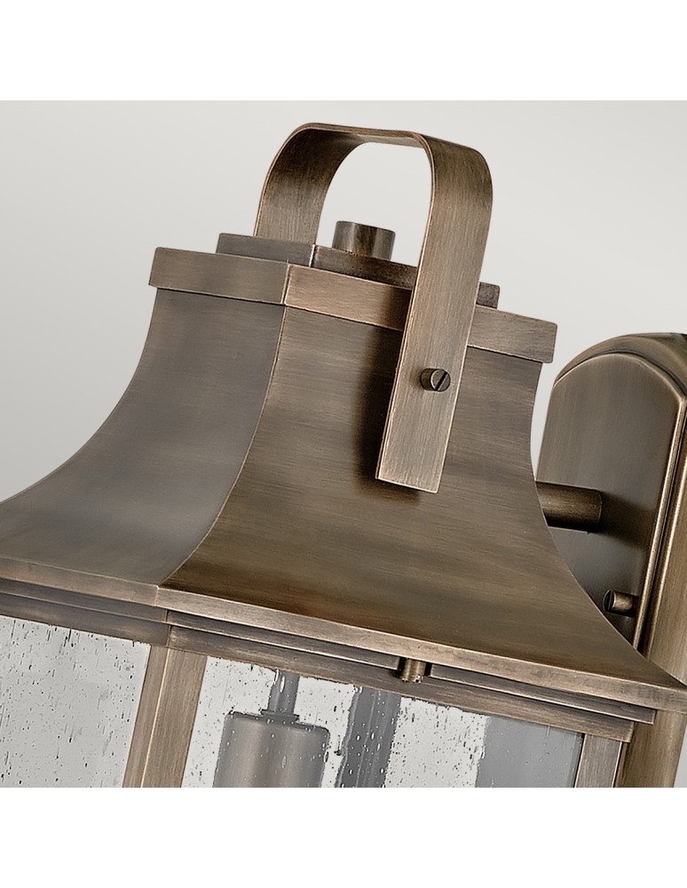 Outdoor wall lamps - Quintiesse Large Grant wall lantern - 1 light source IP44 Elstead Lighting QN-GRANT-L-BU - product kolory-swiatla.pl 2
