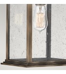 Quintiesse Duża latarnia naścienna Grant - 1 źródło światła IP44 Elstead Lighting QN-GRANT-L-BU