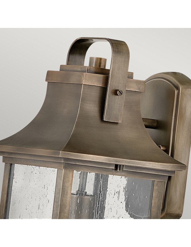 Quintiesse Średnia latarnia naścienna Grant - 1 źródło światła IP44 Elstead Lighting QN-GRANT-M-BU