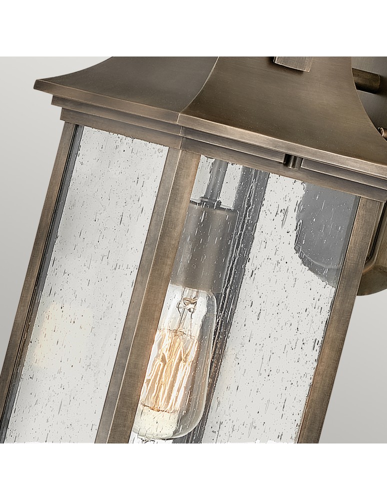 Quintiesse Średnia latarnia naścienna Grant - 1 źródło światła IP44 Elstead Lighting QN-GRANT-M-BU