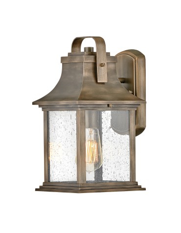 Quintiesse Mała latarnia naścienna Grant - 1 źródło światła IP44 Elstead Lighting QN-GRANT-S-BU