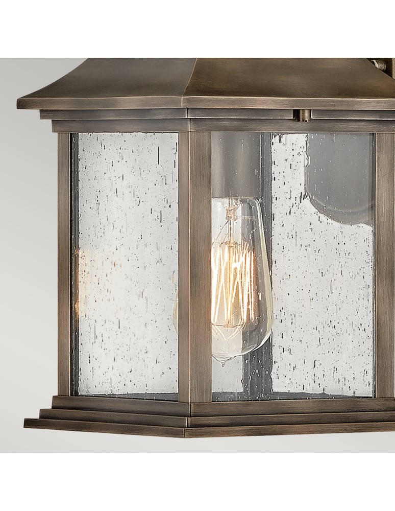 Quintiesse Mała latarnia naścienna Grant - 1 źródło światła IP44 Elstead Lighting QN-GRANT-S-BU