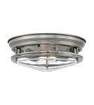 Quintiesse Plafon Hadrian - 2 źródła światła - Antyczny nikiel IP44 Elstead Lighting QN-HADRIAN-FS-AN-CLEAR