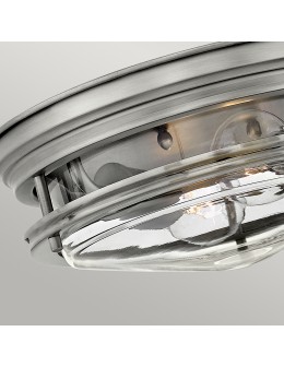 Quintiesse Plafon Hadrian - 2 light sources - Antique Nickel IP44 Elstead Lighting QN-HADRIAN-FS-AN-CLEAR - product 2