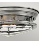 Classic ceiling lamps - Quintiesse Plafon Hadrian - 2 light sources - Antique Nickel IP44 Elstead Lighting QN-HADRIAN-FS-AN-CLEAR - product 3
