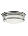 Quintiesse Plafon Hadrian - 2 light sources - Antique Nickel IP44 Elstead Lighting QN-HADRIAN-FS-AN-OPAL