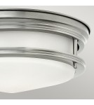 Classic ceiling lamps - Quintiesse Plafon Hadrian - 2 light sources - Antique Nickel IP44 Elstead Lighting QN-HADRIAN-FS-AN-OPAL - product 2