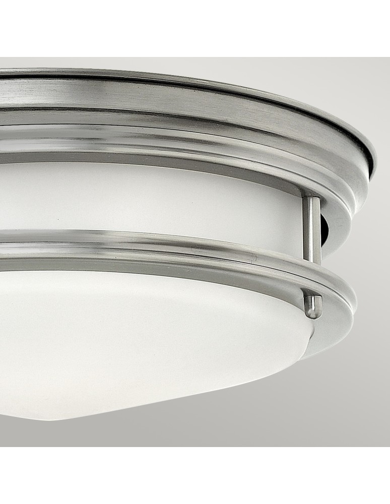 Classic ceiling lamps - Quintiesse Plafon Hadrian - 2 light sources - Antique Nickel IP44 Elstead Lighting QN-HADRIAN-FS-AN-OPAL - product kolory-swiatla.pl 2