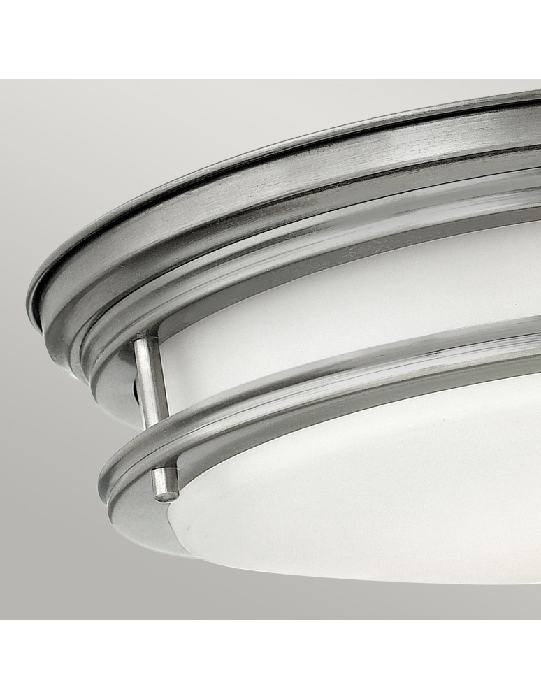Classic ceiling lamps - Quintiesse Plafon Hadrian - 2 light sources - Antique Nickel IP44 Elstead Lighting QN-HADRIAN-FS-AN-OPAL - product kolory-swiatla.pl 3