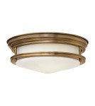 Quintiesse Plafon Hadrian - 2 źródła światła - Szczotkowany brąz IP44 Elstead Lighting QN-HADRIAN-FS-BR-OPAL