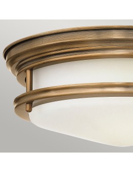 Quintiesse Plafond Hadrian - 2 light sources - Brushed bronze IP44 Elstead Lighting QN-HADRIAN-FS-BR-OPAL - product 2