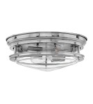 Classic ceiling lamps - Quintiesse Plafond Hadrian - 2 light sources - Chrome IP44 Elstead Lighting QN-HADRIAN-FS-CM-CLEAR - product 1