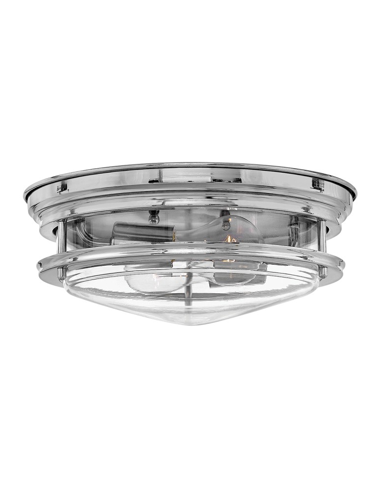 Classic ceiling lamps - Quintiesse Plafond Hadrian - 2 light sources - Chrome IP44 Elstead Lighting QN-HADRIAN-FS-CM-CLEAR - product kolory-swiatla.pl 1