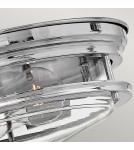 Classic ceiling lamps - Quintiesse Plafond Hadrian - 2 light sources - Chrome IP44 Elstead Lighting QN-HADRIAN-FS-CM-CLEAR - product 3