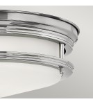 Classic ceiling lamps - Quintiesse Plafon Hadrian - 2 light sources - Chrome IP44 Elstead Lighting QN-HADRIAN-FS-CM-OPAL - product 2