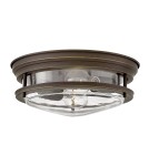 Quintiesse Plafon Hadrian - 2 źródła światła - Olejowany brąz IP44 Elstead Lighting QN-HADRIAN-FS-OZ-CLEAR