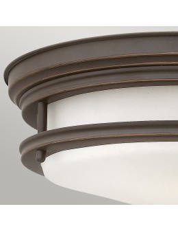 Quintiesse Plafond Hadrian - 2 light sources - Oiled bronze IP44 Elstead Lighting QN-HADRIAN-FS-OZ-OPAL - product 2