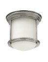 Quintiesse Hadrian small plafond - 1 light source - Antique Nickel IP44 Elstead Lighting QN-HADRIAN-MINI-F-AN-OPAL