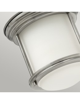 Quintiesse Mały plafon Hadrian - 1 źródło światła - Antyczny nikiel IP44 Elstead Lighting QN-HADRIAN-MINI-F-AN-OPAL - produkt 2