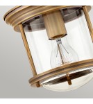 Retro ceiling lamps - Quintiesse Hadrian small plafond - 1 light source - Brushed bronze IP44 Elstead Lighting QN-HADRIAN-MINI-F-BR-CLEAR - product 2