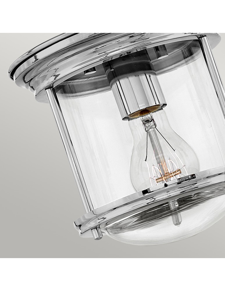 Retro ceiling lamps - Quintiesse Hadrian small plafond - 1 light source - Chrome IP44 Elstead Lighting QN-HADRIAN-MINI-F-CM-CLEAR - product kolory-swiatla.pl 2