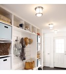 Retro ceiling lamps - Quintiesse Hadrian small plafond - 1 light source - Chrome IP44 Elstead Lighting QN-HADRIAN-MINI-F-CM-OPAL - product 2