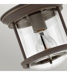 Retro ceiling lamps - Quintiesse Hadrian small plafond - 1 light source - Oiled bronze IP44 Elstead Lighting QN-HADRIAN-MINI-F-OZ-CLEAR - product 2