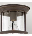 Retro ceiling lamps - Quintiesse Hadrian small plafond - 1 light source - Oiled bronze IP44 Elstead Lighting QN-HADRIAN-MINI-F-OZ-CLEAR - product 3