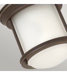 Retro ceiling lamps - Quintiesse Hadrian small plafond - 1 light source - Oiled bronze IP44 Elstead Lighting QN-HADRIAN-MINI-F-OZ-OPAL - product 2