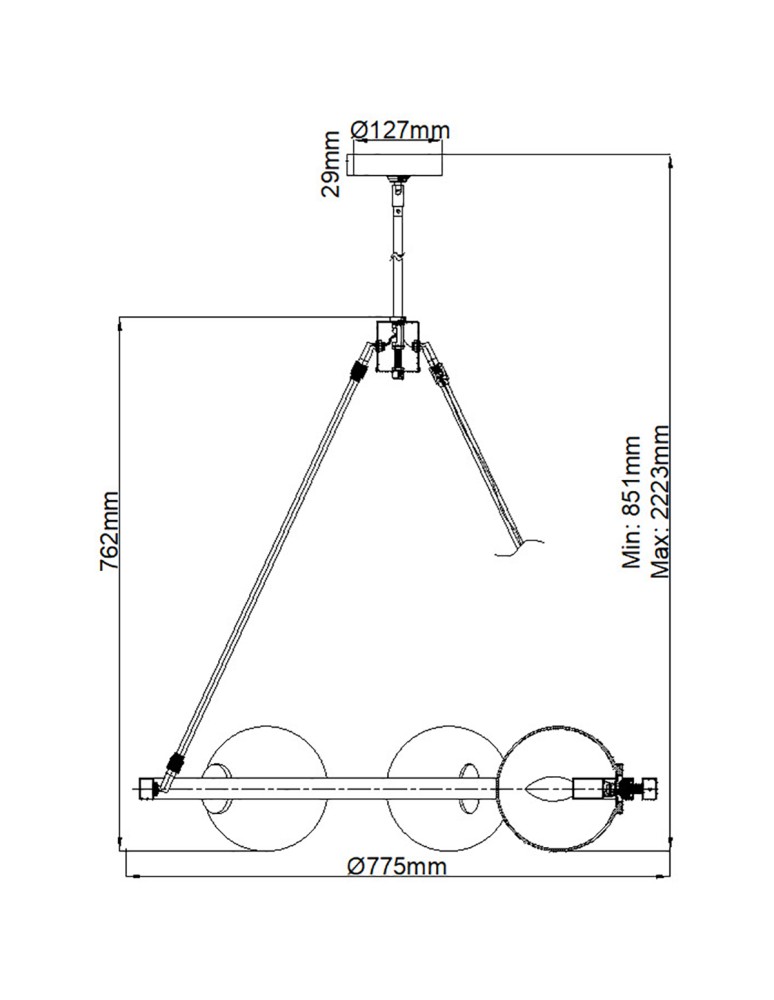 Quintiesse Żyrandol Harper - 5 źródeł światła Elstead Lighting QN-HARPER5