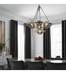 Modern chandeliers - Quintiesse Harper chandelier - 7 light sources Elstead Lighting QN-HARPER7 - product 3