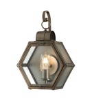 Quintiesse Średnia latarnia naścienna Heath - 1 źródło światła - Oksydowany brąz IP44 Elstead Lighting QN-HEATH-M-BU