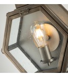 Outdoor wall lamps - Quintiesse Medium Heath wall lantern - 1 light source - Oxidized Bronze IP44 Elstead Lighting QN-HEATH-M-BU - product 3