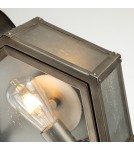 Quintiesse Średnia latarnia naścienna Heath - 1 źródło światła - Oksydowany brąz IP44 Elstead Lighting QN-HEATH-M-BU