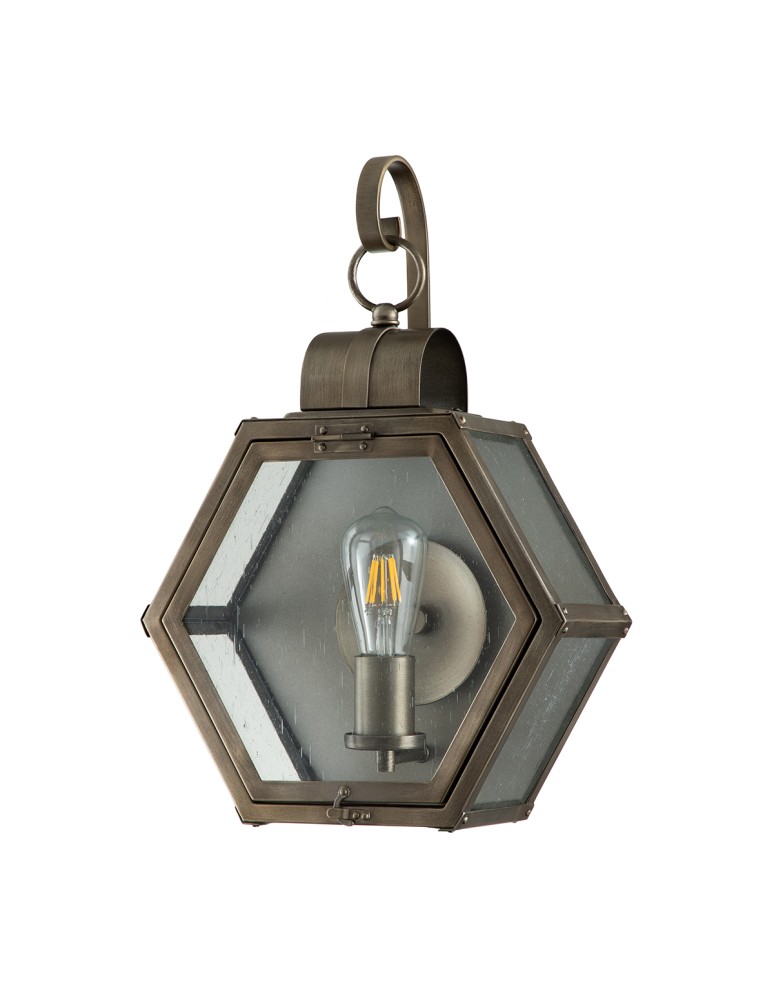 Outdoor wall lamps - Quintiesse Medium Heath wall lantern - 1 light source - Oxidized Bronze IP44 Elstead Lighting QN-HEATH-M-BU - product kolory-swiatla.pl 5