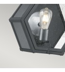 Outdoor wall lamps - Quintiesse Medium Heath wall lantern - 1 light source - Mottled black IP44 Elstead Lighting QN-HEATH-M-MB - product 3