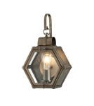 Outdoor wall lamps - Quintiesse Small Heath wall lantern - 1 light source - Oxidized Bronze IP44 Elstead Lighting QN-HEATH-S-BU - product 1